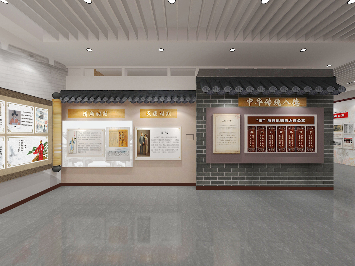 展廳如何實現立體化效果